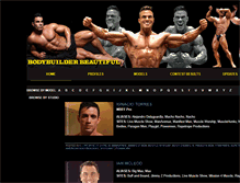 Tablet Screenshot of bodybuilderbeautiful.com
